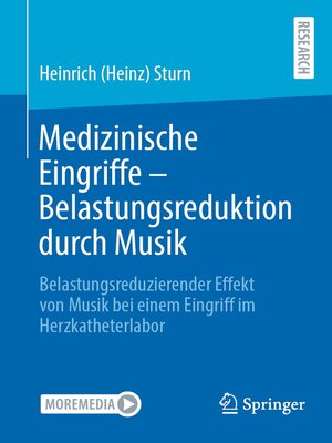 cover image of Medizinische Eingriffe – Belastungsreduktion durch Musik
